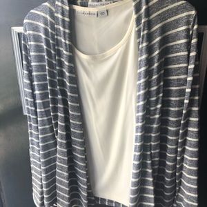 Sag Harbor Lightweight Sweater Set. Large